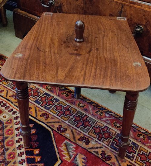 GEORGIAN METAMORPHIC MAHOGANY CHILD'S HIGH CHAIR - ADDITIONAL PHOTO 2