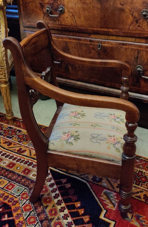 GEORGIAN METAMORPHIC MAHOGANY CHILD'S HIGH CHAIR - ADDITIONAL PHOTO 3