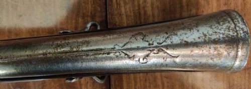 A RARE 19TH CENTURY OTTOMAN TURKISH FLINTLOCK BLUNDERBUSS OF QUITE SHORT PROPORTIONS - ADDITIONAL PHOTO 7