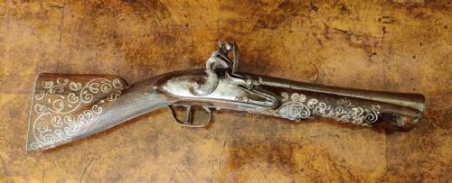 Rare 18th Century, Turkish, Ottoman Flintlock Blunderbuss of Quite Short Proportions.