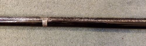 fig 2. EARLY 19TH CENTURY AFGHAN JEZAIL MUSKET. Decorated with silver inlay.