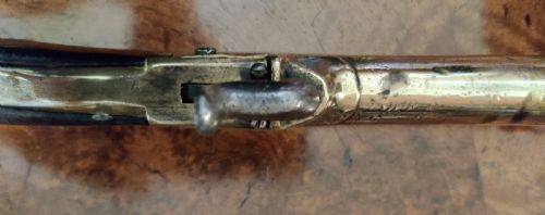 BELGIAN BLUNDERBUSS PISTOL WITH BRASS BARREL - ADDITIONAL PHOTO 11