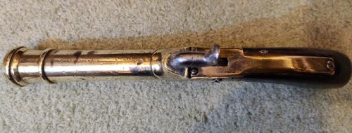 BELGIAN BLUNDERBUSS PISTOL WITH BRASS BARREL - ADDITIONAL PHOTO 13