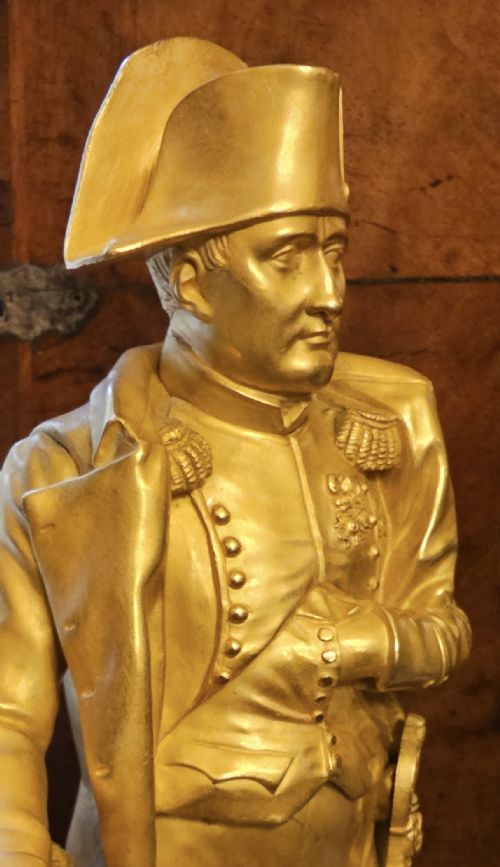 SUNIT BANKT28OCT241400A RARE GILT BRONZE FRENCH CLOCK NAPOLEON SIGNING THE TREATIES OF TILSIT - ADDITIONAL PHOTO 2