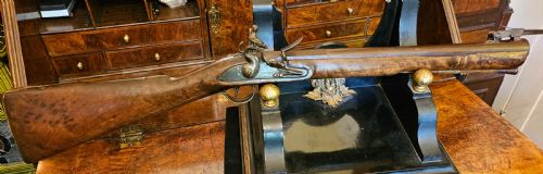 FLINTLOCK BLUNDERBUSS FITTED WITH A FOLDING BAYONET CIRCA 1780 - ADDITIONAL PHOTO 11