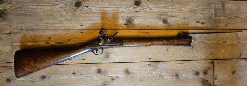 FLINTLOCK BLUNDERBUSS FITTED WITH A FOLDING BAYONET CIRCA 1780 - ADDITIONAL PHOTO 22