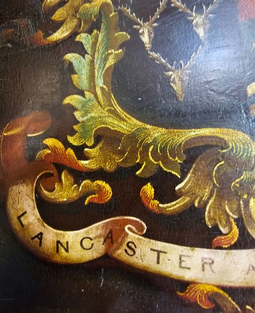 A VERY RARE HAND PAINTED IN OIL WOODEN COACH PANEL OF THE LANCASTER AND CARLISLE RAILWAY - ADDITIONAL PHOTO 7
