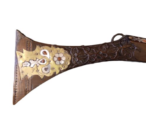 PORT RARE NORTH AFRICAN MOROCCAN OTTOMAN FLINTLOCK JEZAIL LATE 18TH EARLY 19TH CENTURY - ADDITIONAL PHOTO 3