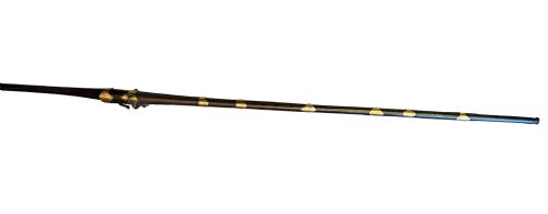 JEZAIL NW FRONTIER 18TH CENTURY ANTIQUE INDIAN MATCHLOCK MUSKET WITH AN APPROXIMATELY 600 BORE MUSKET WITH 7 BRASS ENGRAVED BANDS - ADDITIONAL PHOTO 25