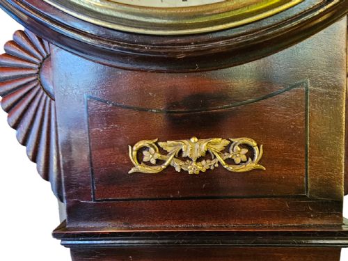 A REGENCY ENGLISH FUSEE DROPDIAL WALL CLOCK MARKED GWR ON DIAL CIRCA 1835 - ADDITIONAL PHOTO 5