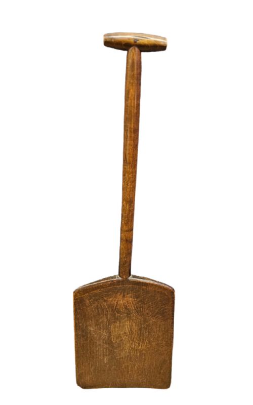 Malt Shovel from the Early 19th Century. Excellent Condition with Wonderful Grain on the Pan. Circa 1845.