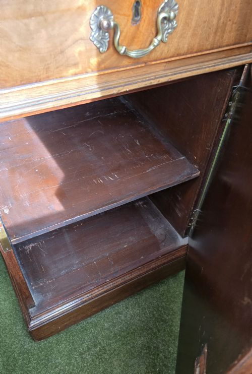 VICTORIAN PARTNERS DESK FORMALLY OWNED BY THE BANK OF ENGLAND FLAMED MAHOGANY THROUGHOUT WITH ORIGINAL LEATHER TOP CIRCA 1880 - ADDITIONAL PHOTO 21