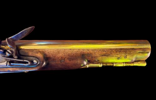A PAIR OF 18TH CENTURY BRASS BARRELED 14 BORE FLINTLOCK PISTOLS SIGNED KETLAND CO LONDON CIRCA 1790 - ADDITIONAL PHOTO 2