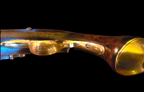 A PAIR OF 18TH CENTURY BRASS BARRELED 14 BORE FLINTLOCK PISTOLS SIGNED KETLAND CO LONDON CIRCA 1790 - ADDITIONAL PHOTO 14