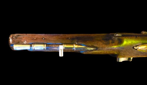 A PAIR OF 18TH CENTURY BRASS BARRELED 14 BORE FLINTLOCK PISTOLS SIGNED KETLAND CO LONDON CIRCA 1790 - ADDITIONAL PHOTO 15