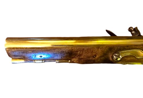 A PAIR OF 18TH CENTURY BRASS BARRELED 14 BORE FLINTLOCK PISTOLS SIGNED KETLAND CO LONDON CIRCA 1790 - ADDITIONAL PHOTO 23