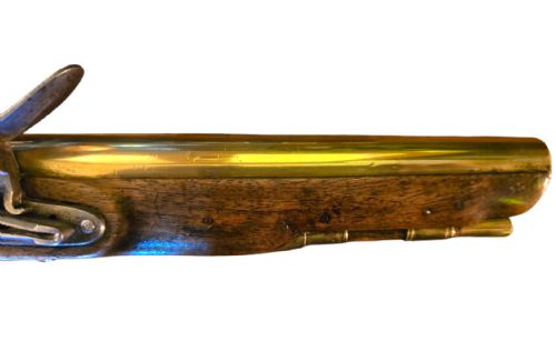 A PAIR OF 18TH CENTURY BRASS BARRELED 14 BORE FLINTLOCK PISTOLS SIGNED KETLAND CO LONDON CIRCA 1790 - ADDITIONAL PHOTO 24