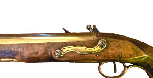 A PAIR OF 18TH CENTURY BRASS BARRELED 14 BORE FLINTLOCK PISTOLS SIGNED KETLAND CO LONDON CIRCA 1790 - ADDITIONAL PHOTO 26