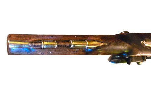 A PAIR OF 18TH CENTURY BRASS BARRELED 14 BORE FLINTLOCK PISTOLS SIGNED KETLAND CO LONDON CIRCA 1790 - ADDITIONAL PHOTO 29