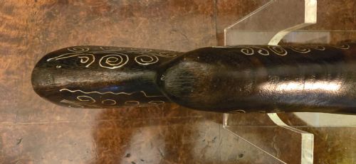 OTTOMAN EMPIRE AFGHAN SNAPHAUNCE FLINTLOCK LONG PISTOL WITH GROOVED FRIZZEN AND BALL TRIGGER SILVER INLAY - ADDITIONAL PHOTO 23