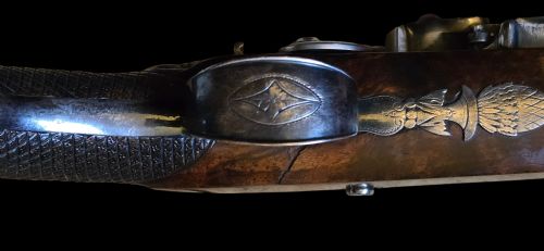 OFFICERSDUELLING FLINTLOCK PISTOL BY BARBER OF NEWARK OF VERY HIGH QUALITY 18TH CENTURY - ADDITIONAL PHOTO 6