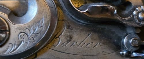OFFICERSDUELLING FLINTLOCK PISTOL BY BARBER OF NEWARK OF VERY HIGH QUALITY 18TH CENTURY - ADDITIONAL PHOTO 13