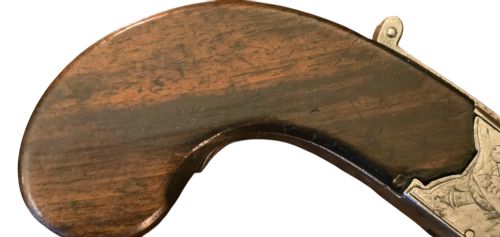A FINE18TH CENTURY FLINTLOCK TURN OFF BOXLOCK POCKET PISTOL 40 BORE BY J ROBINSON BOOTLE LIVERPOOL BIRMINGHAM PROOF MARKS - ADDITIONAL PHOTO 5