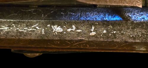 OTTOMAN EMPIRE AFGHAN FLINTLOCK LONG PISTOL WITH STRONGLY SWAMPED BARREL HAVING SILVER INLAY18TH CENTURY - ADDITIONAL PHOTO 14