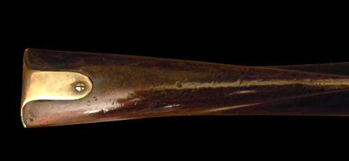 GEORGIAN BRASS BARRELLED EARLY SEASERVICE FLINTLOCK BLUNDERBUSS CIRCA 1770 BY WARD STEELE - ADDITIONAL PHOTO 2