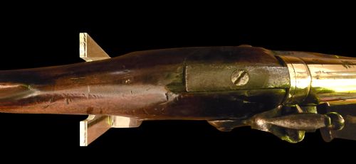 GEORGIAN BRASS BARRELLED EARLY SEASERVICE FLINTLOCK BLUNDERBUSS CIRCA 1770 BY WARD STEELE - ADDITIONAL PHOTO 3