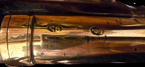 GEORGIAN BRASS BARRELLED EARLY SEASERVICE FLINTLOCK BLUNDERBUSS CIRCA 1770 BY WARD STEELE - ADDITIONAL PHOTO 4