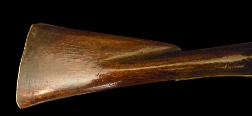 GEORGIAN BRASS BARRELLED EARLY SEASERVICE FLINTLOCK BLUNDERBUSS CIRCA 1770 BY WARD STEELE - ADDITIONAL PHOTO 12