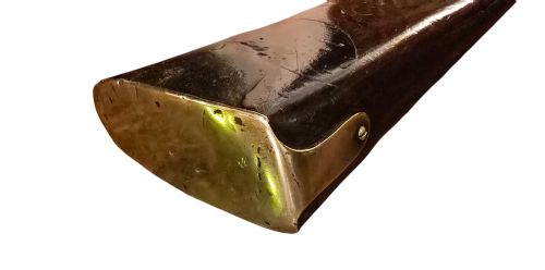 GEORGIAN BRASS BARRELLED EARLY SEASERVICE FLINTLOCK BLUNDERBUSS CIRCA 1770 BY WARD STEELE - ADDITIONAL PHOTO 28