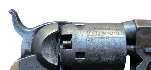CASED COLT 1849 POCKET REVOLVER 31 CALIBRE SERIAL NO 67417 FOR 1853 - ADDITIONAL PHOTO 9