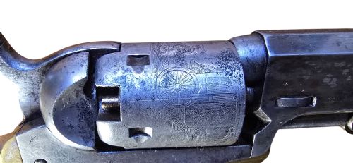 CASED COLT 1849 POCKET REVOLVER 31 CALIBRE SERIAL NO 67417 FOR 1853 - ADDITIONAL PHOTO 24