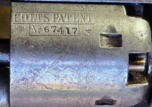 CASED COLT 1849 POCKET REVOLVER 31 CALIBRE SERIAL NO 67417 FOR 1853 - ADDITIONAL PHOTO 27
