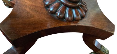 GEORGE III PERIOD ENGLISH MAHOGANY DROPLEAF PEMBROKE SIDE WORK TABLE - ADDITIONAL PHOTO 6