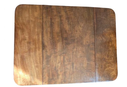 GEORGE III PERIOD ENGLISH MAHOGANY DROPLEAF PEMBROKE SIDE WORK TABLE - ADDITIONAL PHOTO 14