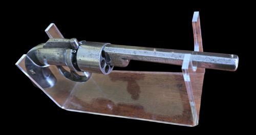 A JOHN MANTON TRANSITIONAL SIX SHOT ENGLISH REVOLVER LONDON CIRCA 1840 - ADDITIONAL PHOTO 25