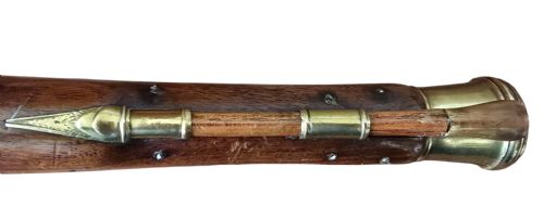 BLUNDERBUSS PISTOL BRASSBARRELLED BY CAIRNS CO LONDON CIRCA 17801790 - ADDITIONAL PHOTO 3