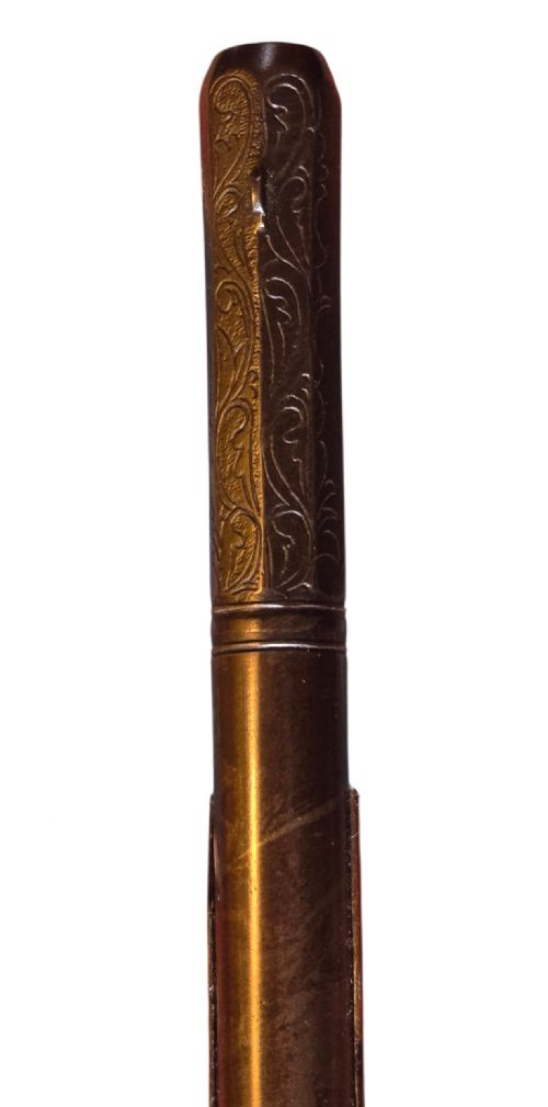 A FINE MOROCCAN SNAPHANCE JEZAIL MUSKET WITH SILVER INLAY DECORATION CIRCA 1889 - ADDITIONAL PHOTO 5