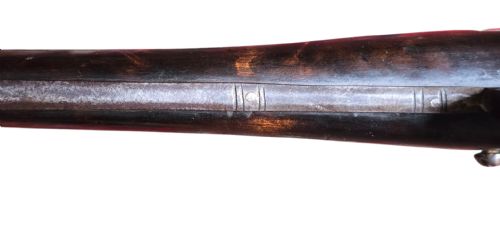 A FINE MOROCCAN SNAPHANCE JEZAIL MUSKET WITH SILVER INLAY DECORATION CIRCA 1889 - ADDITIONAL PHOTO 12