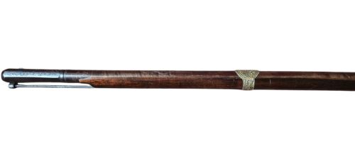 A FINE MOROCCAN SNAPHANCE JEZAIL MUSKET WITH SILVER INLAY DECORATION CIRCA 1889 - ADDITIONAL PHOTO 16