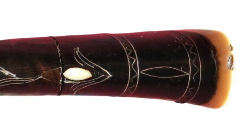 A FINE MOROCCAN SNAPHANCE JEZAIL MUSKET WITH SILVER INLAY DECORATION CIRCA 1889 - ADDITIONAL PHOTO 23