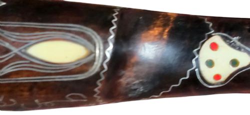 A FINE MOROCCAN SNAPHANCE JEZAIL MUSKET WITH SILVER INLAY DECORATION CIRCA 1889 - ADDITIONAL PHOTO 26
