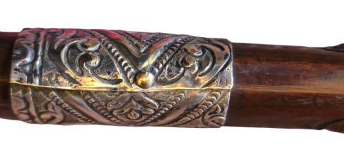 A NORTH AFRICAN OTTOMAN TOELOCK MUSKET ALGERIA LATE 18TH TO EARLY 19TH CENTURY 22BORE A STRIKING EXAMPLE OF AN ALGERIAN TOELOCK LONG GUN REPRESENTATIVE OF NORTH AFRICAN OTTOMAN CRAFTSMANSHIP - ADDITIONAL PHOTO 22
