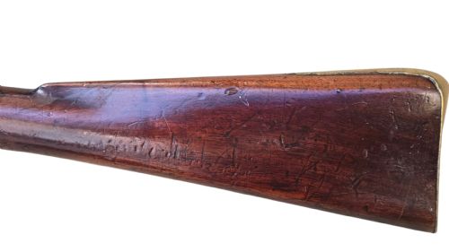 RARE 18TH CENTURY IRISH FLINTLOCK BLUNDERBUSS WITH SPRING BAYONET BY THE RENOWNED IRISH GUNSMITH EGAN PARSONSTOWN BIRR - ADDITIONAL PHOTO 7