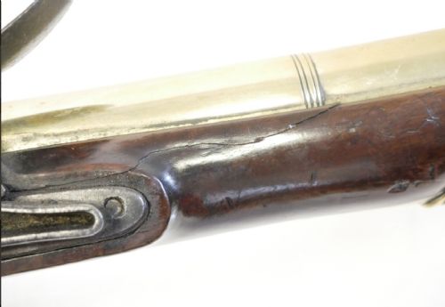RARE 18TH CENTURY IRISH FLINTLOCK BLUNDERBUSS WITH SPRING BAYONET BY THE RENOWNED IRISH GUNSMITH EGAN PARSONSTOWN BIRR - ADDITIONAL PHOTO 25