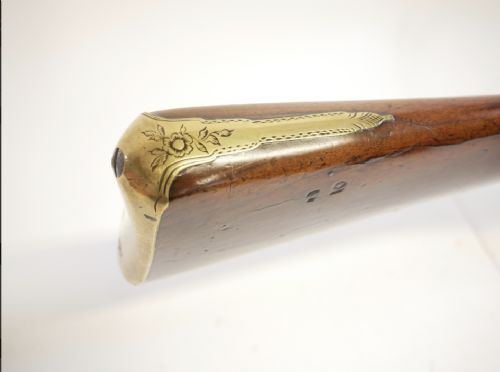 RARE 18TH CENTURY IRISH FLINTLOCK BLUNDERBUSS WITH SPRING BAYONET BY THE RENOWNED IRISH GUNSMITH EGAN PARSONSTOWN BIRR - ADDITIONAL PHOTO 28