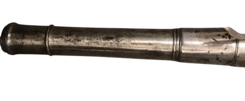 QUEEN ANNE SILVERMOUNTED 18 BORE FLINTLOCK HOLSTER PISTOL BY R WILLOUGHBY BIRMINGHAMEARLY 18THCENTURY ENGLISH FLINTLOCK PISTOL SILVERWIRE INLAID WALNUT GRIP SILVER GROTESQUE BUTT CAP WITH SILVER VACANT CARTOUCHES TO THE TOP AND THE SIDE OF THE STOCK CIRCA 1730 - ADDITIONAL PHOTO 19